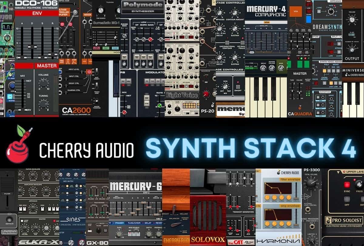 Best Synth VST Plugins: Cherry Audio - Synth Stack 4