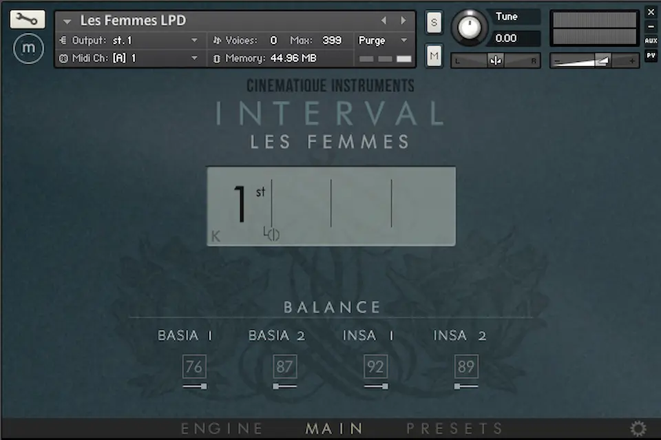 Best Choir VST Plugins: Cinematique Instruments - Interval – Les Femmes