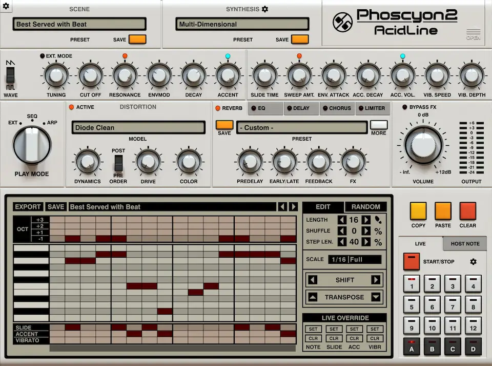 Best Bass VST Plugins: D16 Group - Phoscyon 2