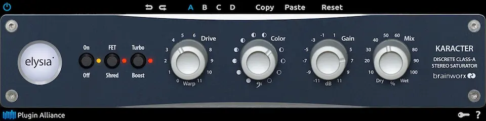 Best Distortion VST Plugins: Elysia - Elysia Karacter