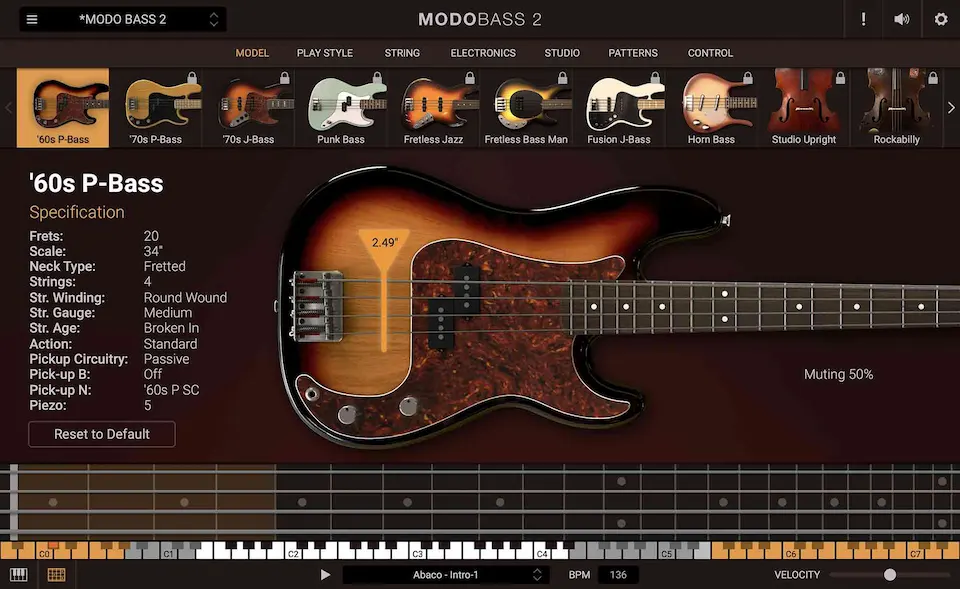 Best Bass VST Plugins: IK Multimedia - MODO Bass
