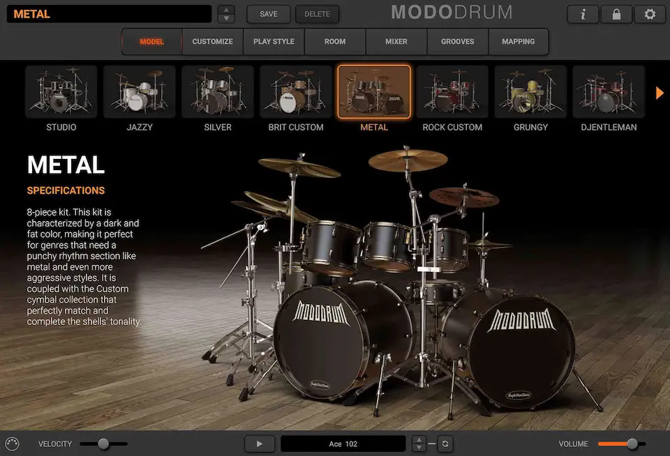Best Drum VST Plugins: IK Multimedia - Modo Drum 1.5