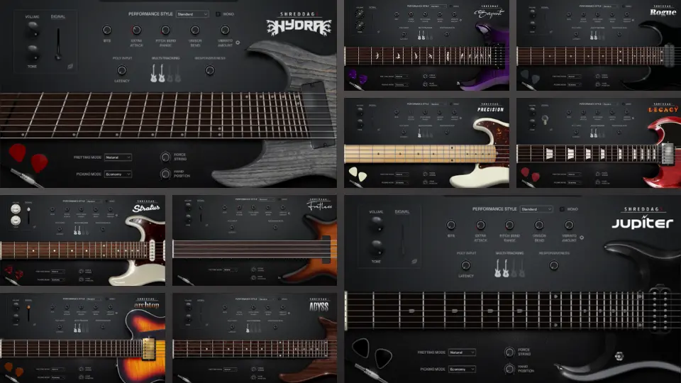 Best Guitar VST Plugins: Impact Soundworks - Shreddage 3 Bundle