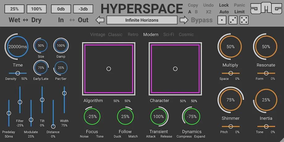 Best Reverb VST Plugins: JMG Sound - Hyperspace