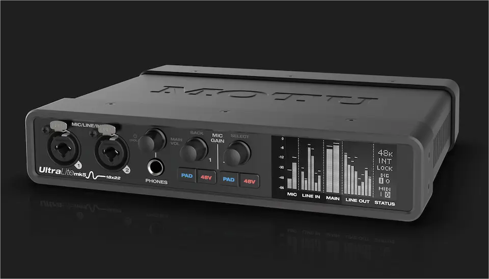 Best Audio Interfaces: MOTU UltraLite-mk5