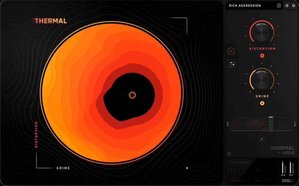 Best Distortion VST Plugins: Output - Thermal