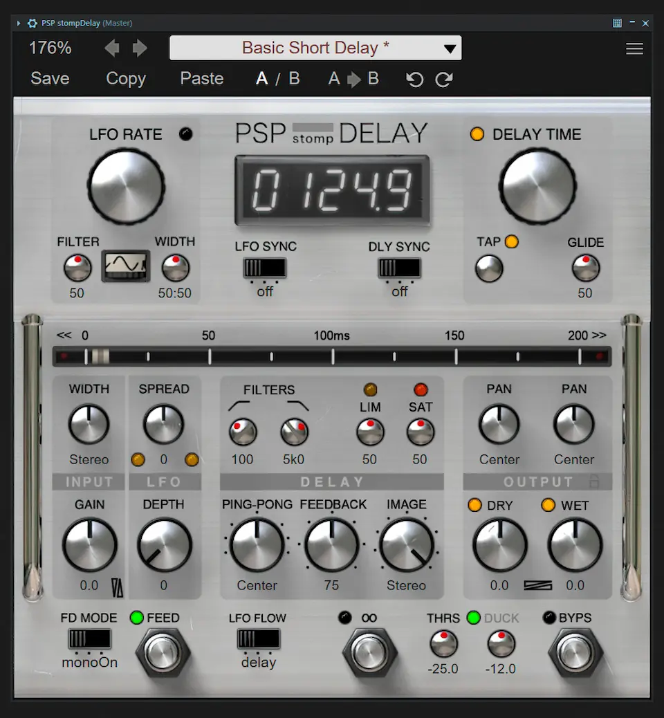 Best Delay VST Plugins: PSP - stompDelay