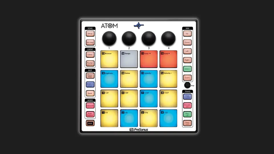 Best MIDI Pad Controllers: PreSonus Atom