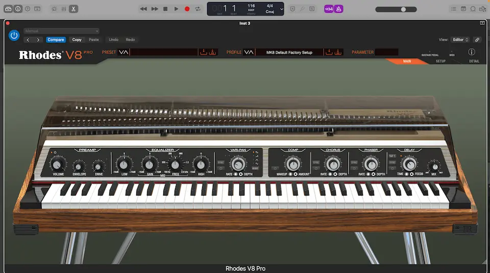 Best Rhodes VST Plugins: Rhodes - Rhodes V8