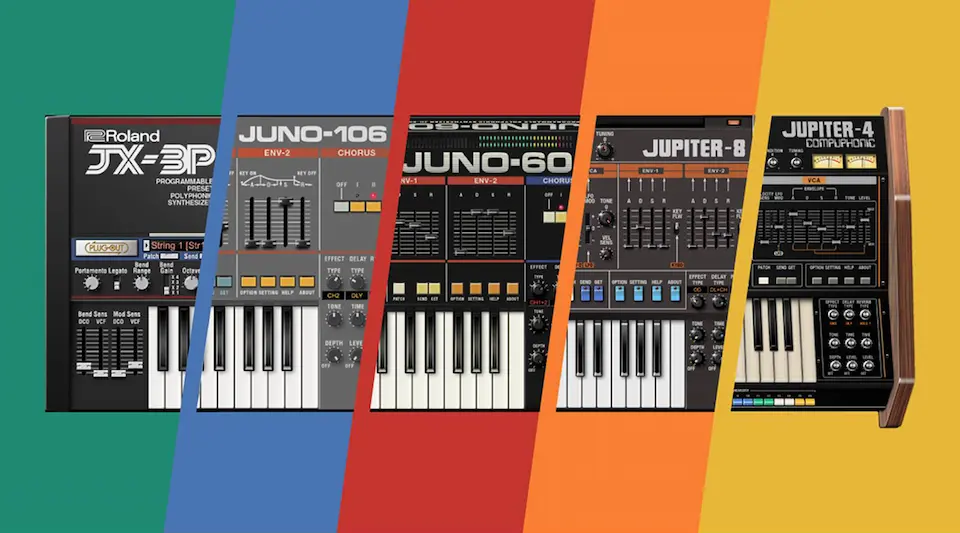 Best Synth VST Plugins: Roland - Cloud Analog Polysynth Collection