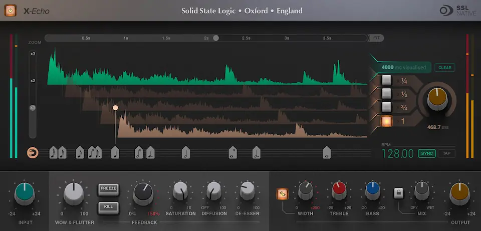 Best Delay VST Plugins: SSL Native X-Echo