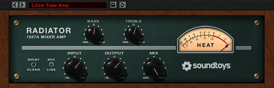 Best Distortion VST Plugins: Soundtoys - Radiator