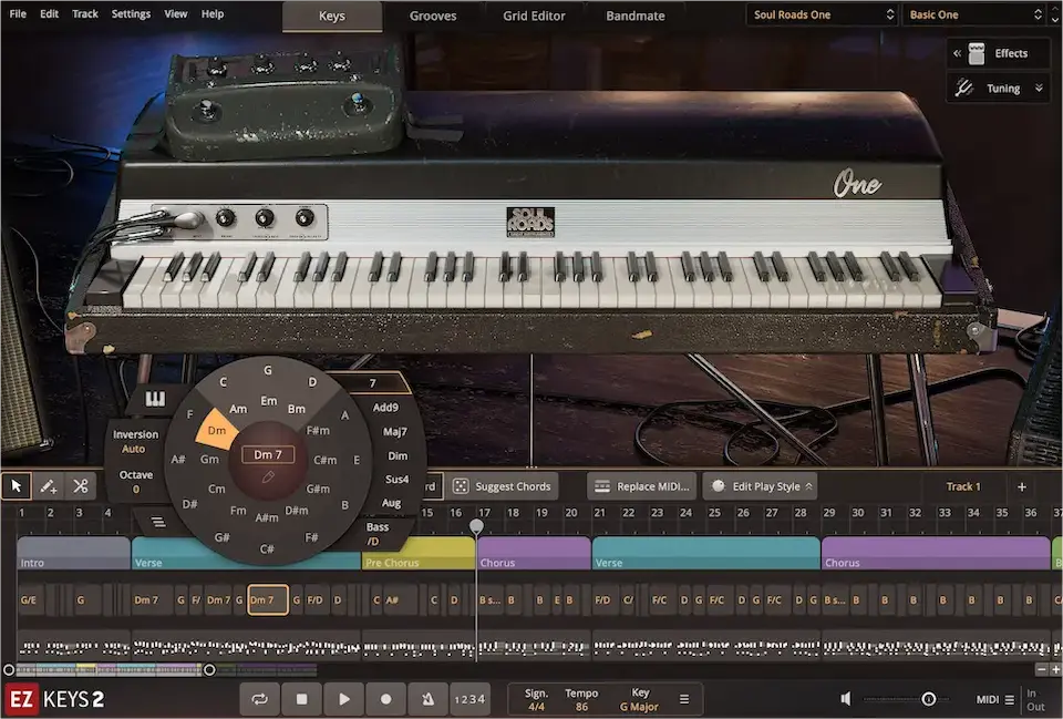 Best Rhodes VST Plugins: Toontrack EZkeys - Soul Roads