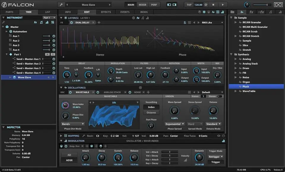 Best Synth VST Plugins: UVI - Falcon