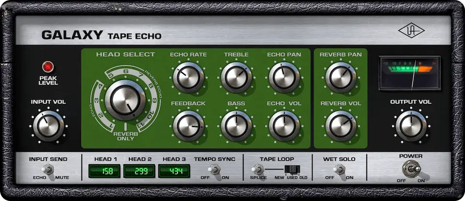 Best Delay VST Plugins: Universal Audio - Galaxy Tape Echo