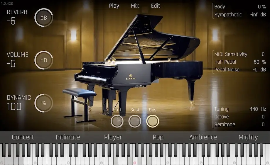 Best Piano VST Plugins: VSL - Yamaha CFX