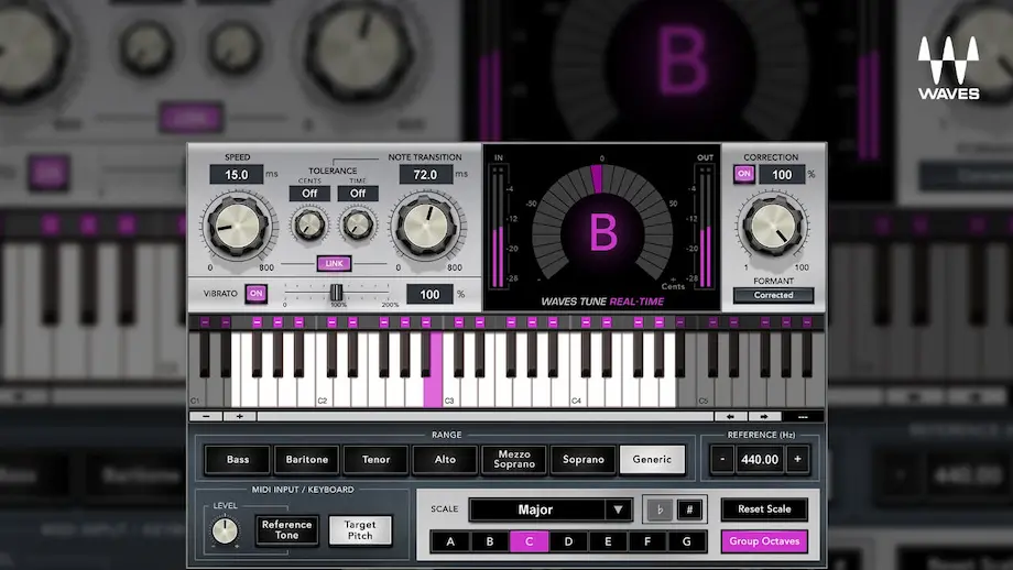 Best Autotune VST Plugins: Waves - Tune Real-Time